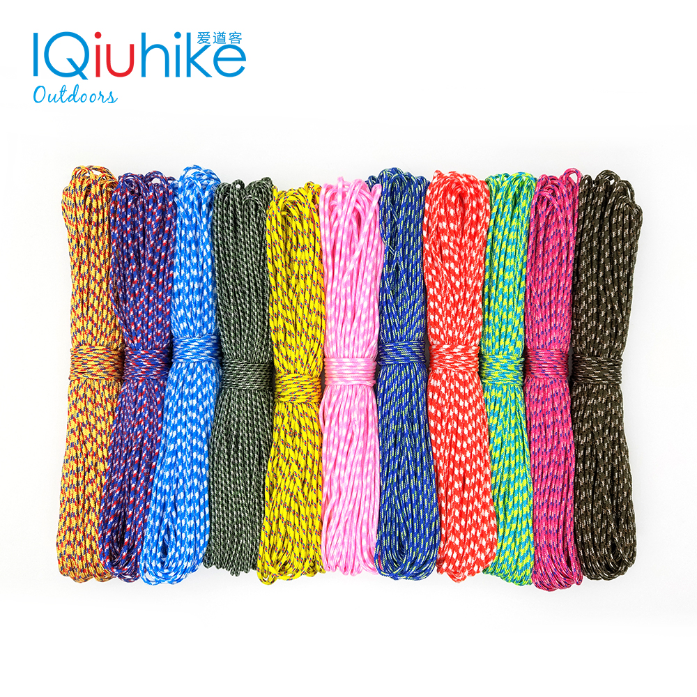 One Stand Cores Paracord Rope Cord For Jewelry Making Wholesale 100 Colors 2mm 