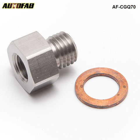 M12x1.5 Male to 1/8'' NPT Female Gauge Sensor Sender Adapter Reducer S.S AF-CGQ70 ► Photo 1/1