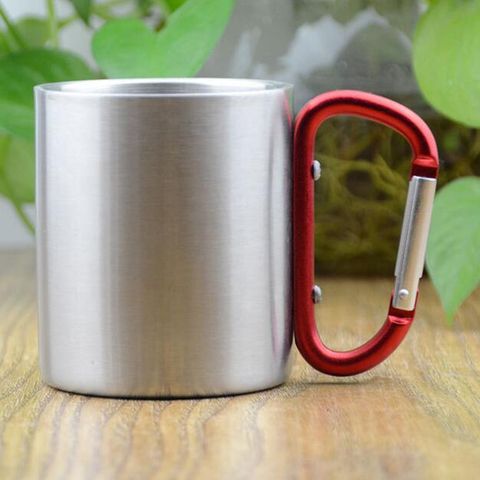 Stainless Steel Coffee Mugs 200ml Metal Thermal Coffee Tea & Beer Cup Mug