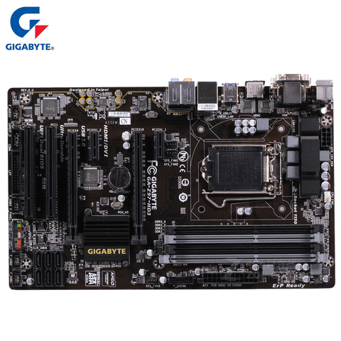 Gigabyte GA-Z97-HD3 100% Original Motherboard LGA1150 DDR3 USB3.0 32G Z97 Z97-HD3 Desktop Mainboard SATA III Mother board Used ► Photo 1/1