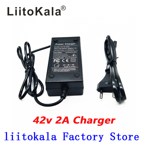 HK Liitokala 36V 2A battery charger Output 42V 2A Charger Input 100-240VAC Lithium Li-ion Li-poly Charger For 10Series 36V ► Photo 1/6