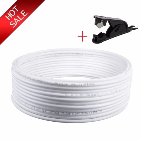 High quality white Flexible Tube Hose Pipe For RO Water Filter System Aquarium PE Reverse Osmosis 1/4 inch 6m SR022 ► Photo 1/4