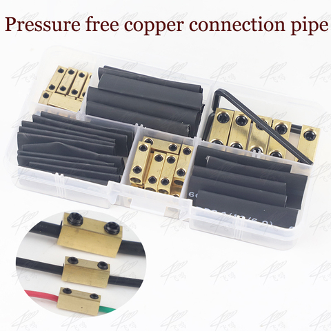 Non pressurized copper connecting pipe wire fast butt joint 10A 20A 60A screw crimping connection terminal Quick connector ► Photo 1/6