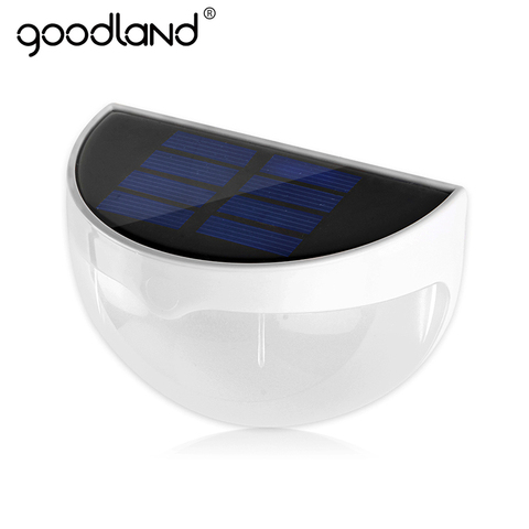 Goodland LED Solar Light Waterproof 6 LEDs Solar Lamp Garden Light Sensor Auto ON for Home Decoration Path Fence Wall Lamp ► Photo 1/6