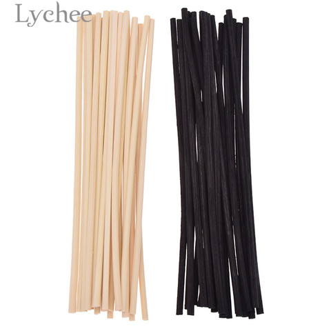 Lychee Life 20pcs 4mmx20cm Extra thick Rattan Reed Oil Diffuser Replacement Stick Incense Home Living Room Aromatic Incense ► Photo 1/6