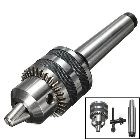 Heavy Duty Ball Bearing Key Drill Chuck +MT3 Arbor Lathe Chuck B16 1-13mm ► Photo 1/5