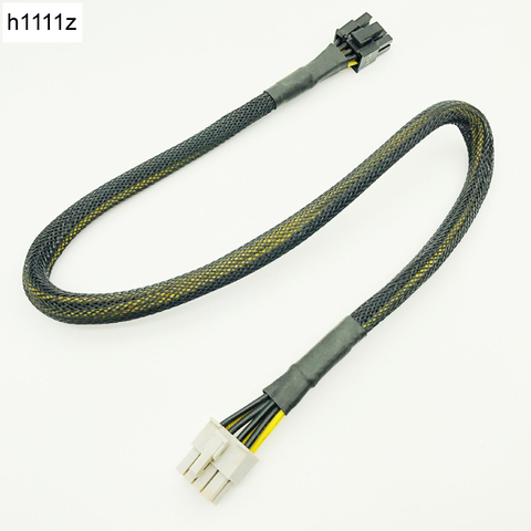 High Quality Black Sleeved 8Pin PCI-E to 8(6+2)Pin Modular Power Supply Cables CPU Power Cable for OCZ ZT/ Great Wall 58CM 16AWG ► Photo 1/6