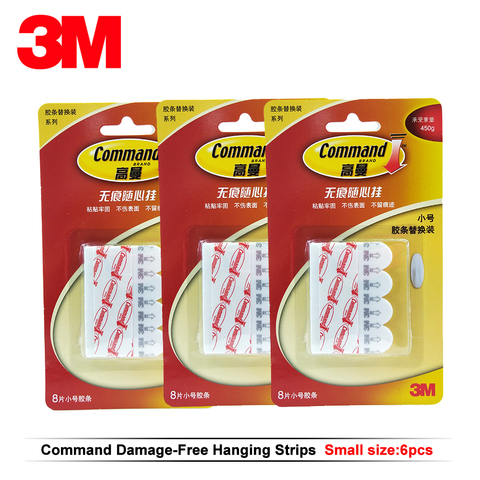 3M command strips Refill Adhesive tape 3m double sided tape , easy to move  and rehang Command Products,2 Packs Small Size - Price history & Review, AliExpress Seller - 3M brand store