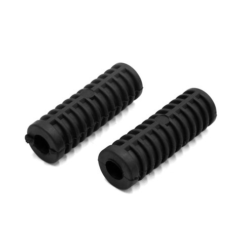Uxcell 2pcs Rubber Nonslip Footrest Pedal Foot Peg Cover Shell Black for Motorcycle ► Photo 1/4