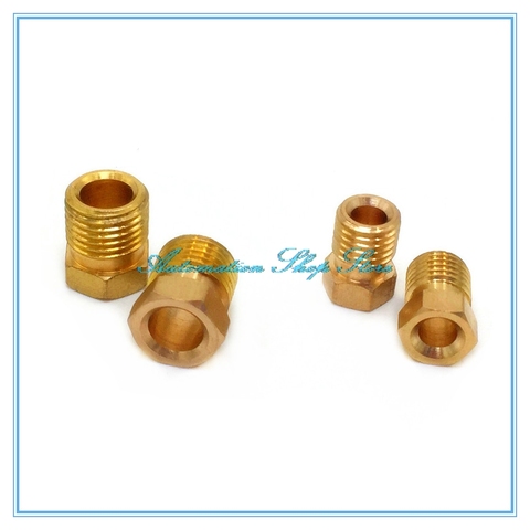 Brass Pipe connector M8x1 M10X1 Fixed joint Lubricating oil pump tubing connector CNC machine tool Fittings ► Photo 1/2