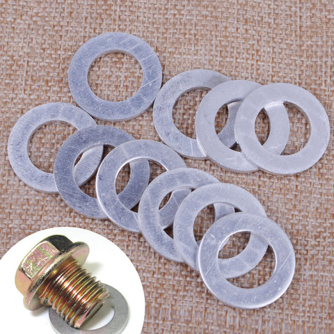CITALL 10pcs 14mm Engine Oil Drain Plug Crush Washer Gasket fit for Honda Civic Accord Acura CL Integra Legend MDX  9410914000 ► Photo 1/2
