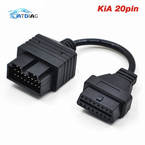 2022 for KIA sportage Diagnostic Cable OBD 20 pin to OBD 2 16pin Car Diagnostics Adapter 20 pin for KIA 20pin OBD2 Car Connector ► Photo 1/6