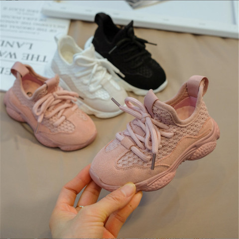 2022 New Spring/Autumn Children Shoes Unisex Toddler Boys Girls Sneakers Mesh Breathable Fashion Casual Kids Shoes Size 21-30 ► Photo 1/6