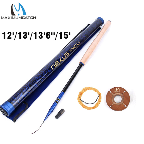 Maxcatch Nexus 12-15ft Tenkara Telescoping Fly Rod 7:3 Action Fishing Rod Sock Carbon Tube with Line Keeper and Fly Line ► Photo 1/1