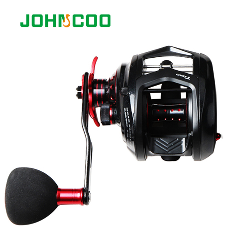 Johncoo Fishing Reel For Big Game 12kg Aluminium Alloy Body Max Power ,7.1:1 for light jigging reel Casting fishing reel 11+1 ► Photo 1/6