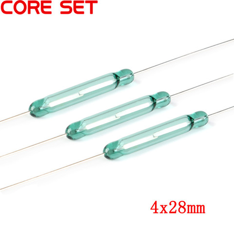 10pcs 4x28MM Reed Switch Sensor Normally Open DIY Magnetic Reed Switchs Electronic NO 4*28mm ► Photo 1/4