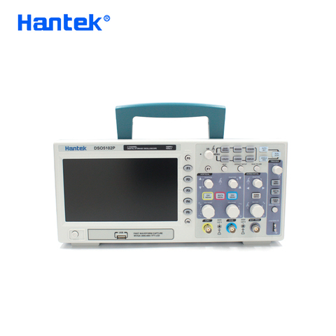 Hantek DSO5102P Digital Oscilloscope Portable 100MHz 2Channels 1GSa/s Record Length 40K USB LCD Handheld Osciloscopio 7 Inch ► Photo 1/6