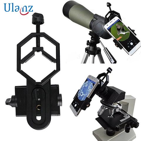 Universal Microscope Telescope camera lens Mobile phone photography Stand Adapter For iPhone Samsung xiaomi attach Phone holder ► Photo 1/6