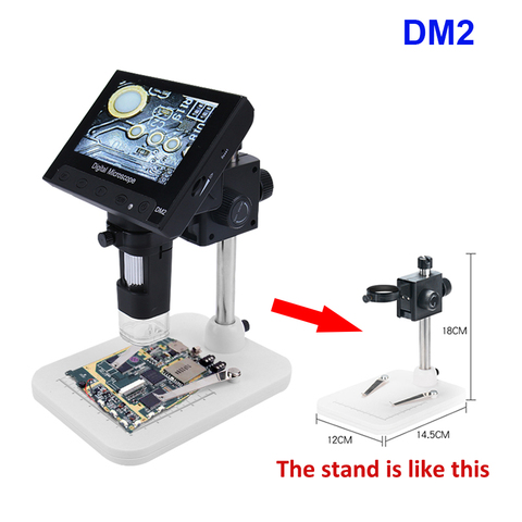 1000X  Digital USB Microscope portable electronic video microscope for soldering reading With 4.3