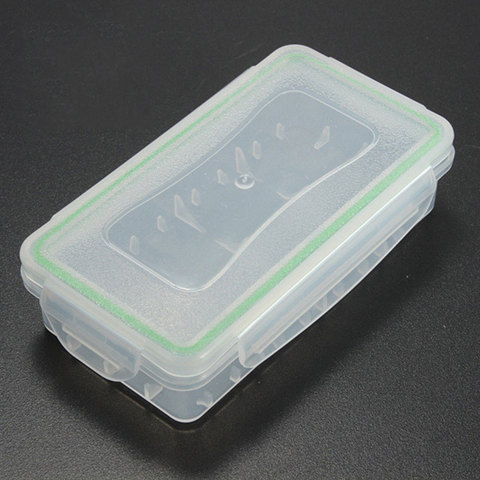 Waterproof Clear Plastic Battery Storage Case Holder Organizer for 18650 16340 Batteries with Case Bag ► Photo 1/6