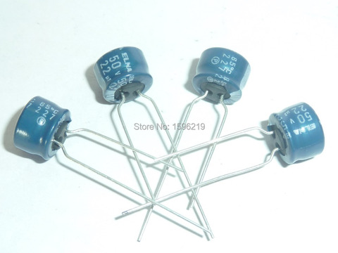 10pcs 22uF 50V ELNA RC3 Series 8x5mm 50V22uF Low Profile Audio Capacitor ► Photo 1/3