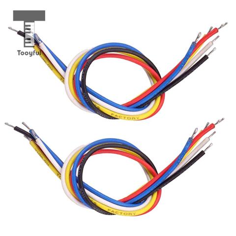 Tooyful 10Pcs 19cm Colorful Inner Circuit System Connecting Wire Cable Circuit Line Electric Guitar Bass Parts Guitarist Tools ► Photo 1/6