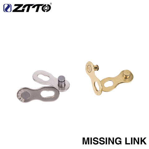 ZTTO Bicycle Chain Master Link 11 Speed 10 Missing Link 8s 9s Chain Quick Link 10s 11s Silver Gold Fit for MTB Road Bike 1 Pair ► Photo 1/6