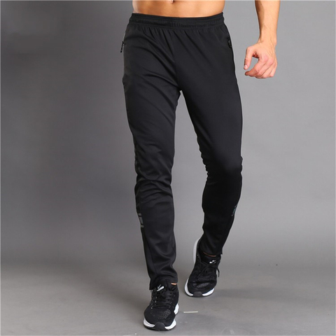 Breathable Cycling Jogging Pants Men Fitness Joggers Running Pants Zip Pocket Training Sport Pants For Running Tennis Soccer ► Photo 1/6