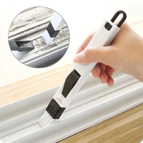 2 in1 Multipurpose Window Cleaner Groove Cleaning Brush Household Keyboard Home Kitchen Folding Brushes Cleaning Tools ► Photo 1/6