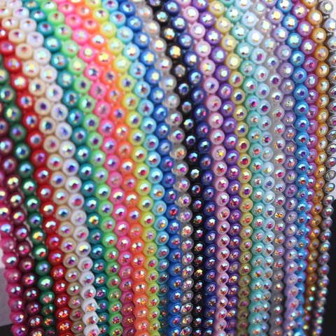 Taidian mutilcolor  AB Rhinestone Banding Chain Trim enhance jewelry bling creations 30Yard One yard per color SS6 and SS8 ► Photo 1/6