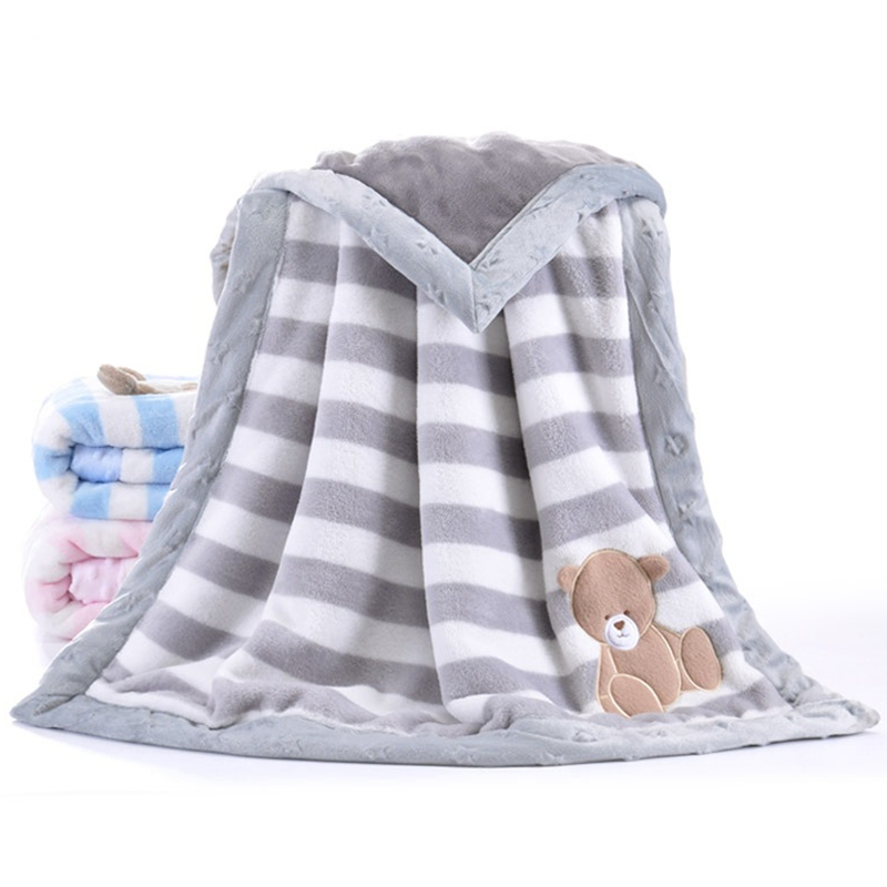 High Quality Baby Blanket Infant Bebe Thicken Flannel Swaddle Envelope  Stroller Cartoon Blanket Newborn Baby Bedding Blankets - Price history &  Review | AliExpress Seller - Siyubebe Store 