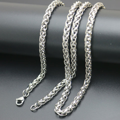 316L Stainless Steel  2.5mm 3mm 4mm 5mm Lanterns Necklace Chain For women men locket pendant ► Photo 1/5