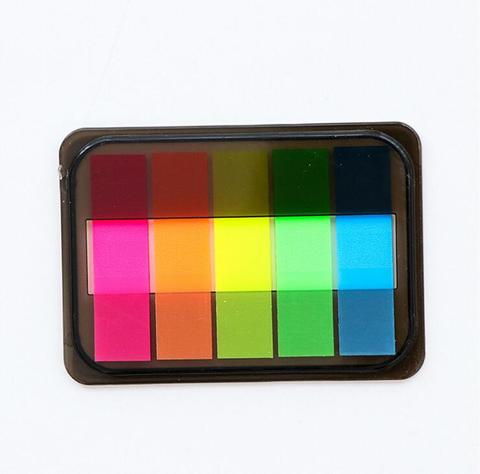 Fluorescence Adhesive Memo Pad Sticky Notes Bookmark Point It Marker Planner Sticker Office School Supply stationery decoration ► Photo 1/6