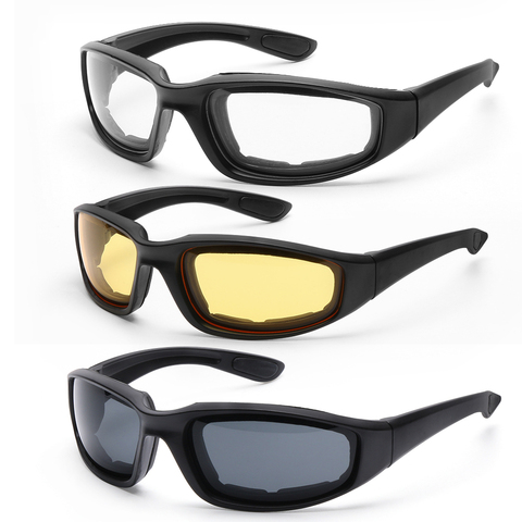 Windproof Scooter Sunglasses Motorcycle Riding Glasses Wind Resistant Padded Comfortable Dustproof Eye Protection Glasses ► Photo 1/6