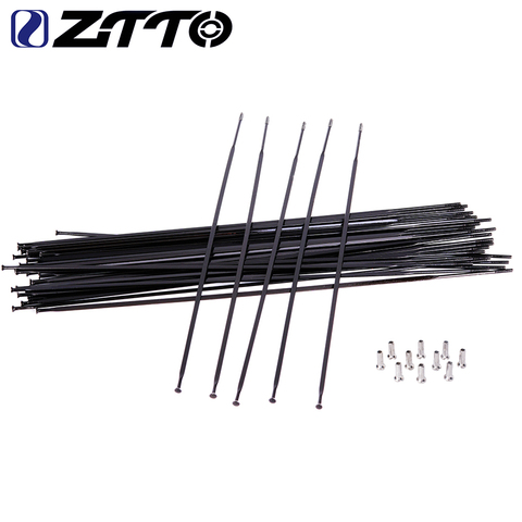 ZTTO MTB Road Bike Straight Pull Aero Spokes For MA AKSIUM Ksyrium Equipe CROSSRIDE Cosmic 26 27.5 29 700C Bicycle Nipples ► Photo 1/6