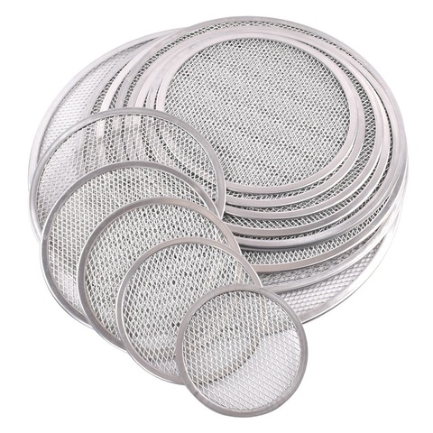 Seamless Aluminum Pizza Screen Commercial Grade Pizza Pan 6/7/8/9/10/1 Inch ► Photo 1/6