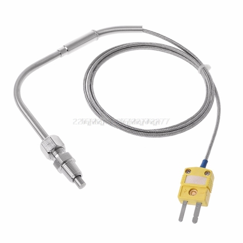 EGT K Type Thermocouple Temperature Controller Tools 0-1250C Exhaust Gas Temp Sensor Probe Connector with Exposed Tip My06 19 ► Photo 1/6