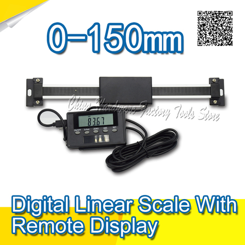 Free Shipping 0-150mm Readout Digital Linear Scale with Remote Display External Display High Accuracy Measuring Tool ► Photo 1/6