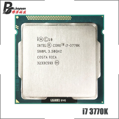 Intel Core i7-3770K  i7 3770K 3.5 GHz Quad-Core CPU Processor 8M 77W LGA 1155 ► Photo 1/1