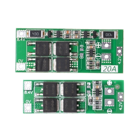 2S 20A 7.4V 8.4V Li-ion Lithium Battery 18650 Charger PCB BMS Protection Board ► Photo 1/6