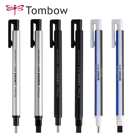 TOMBOW MONO Zero Eraser Mechanical Eraser Meticulous Highlighting Refillable Pen Shape Rubber Press Type School Stationery ► Photo 1/6