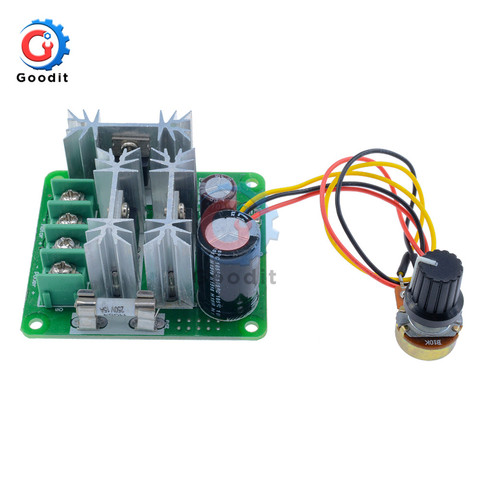 DC 6-90V 15A Pulse Width PWM Motor Speed Controller Switch 6V-90V With Reverse Polarity High Current Protection Board ► Photo 1/6