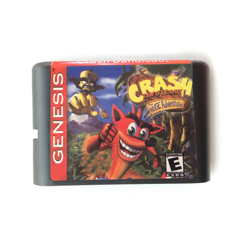 Crash Bandicoot for 16 bit Sega MD Game Card for Mega Drive for Genesis Video Console ► Photo 1/1