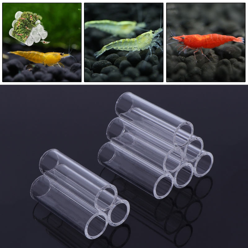 Aquarium tank breeding cave shelter tube for shrimp spawn live plant fish Fad LD 