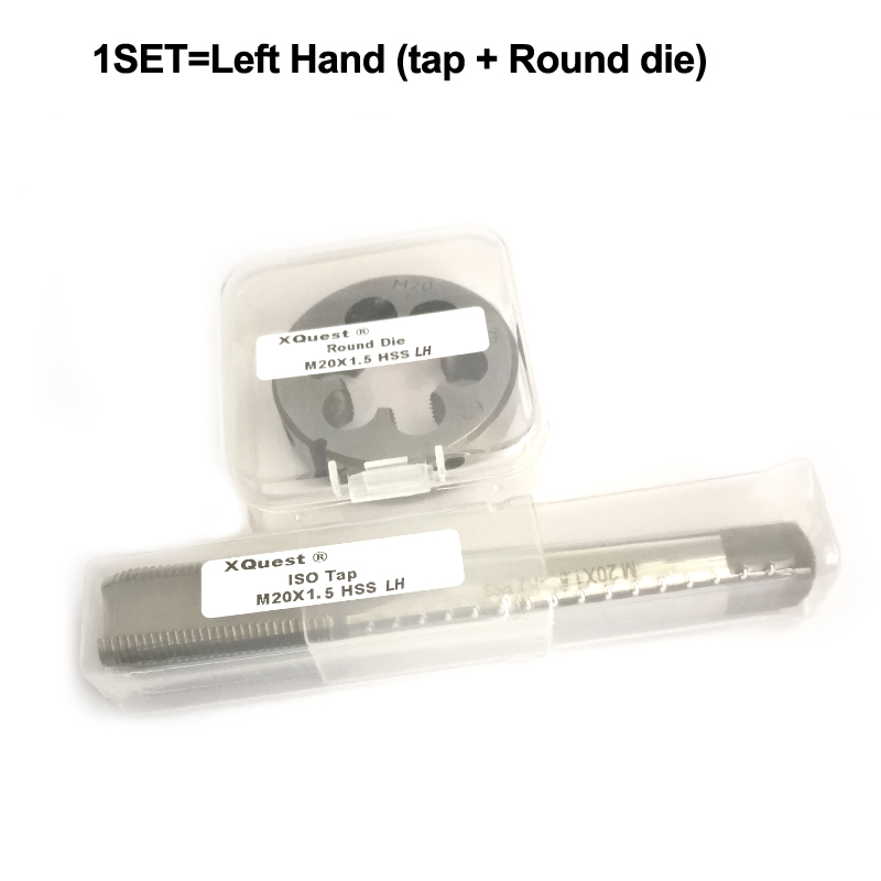 1set HSS LH M20x1.0 mm left-hand Tap and Die Thread Threading Tool