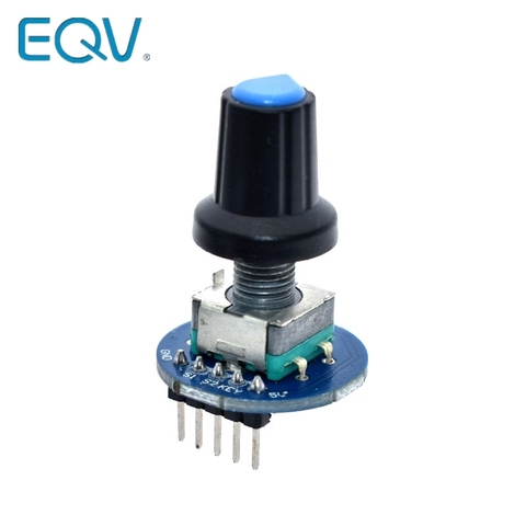Rotary Encoder Module for Arduino Brick Sensor Development Round Audio Rotating Potentiometer Knob Cap EC11 ► Photo 1/5