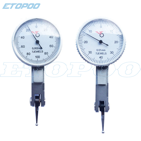 0-0.2 mm Lever Precision 0.002mm Level dial Gauge Scale Precision Metric Dovetail Rails 0-0.8mm 0.01mm Dial Test Indicator ► Photo 1/1