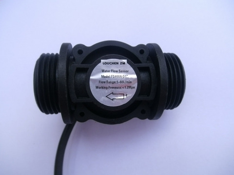 LOUCHEN ZM Water flow meter fuel flow meter water Meter sensor Flowmeter  1-60l/M ► Photo 1/1