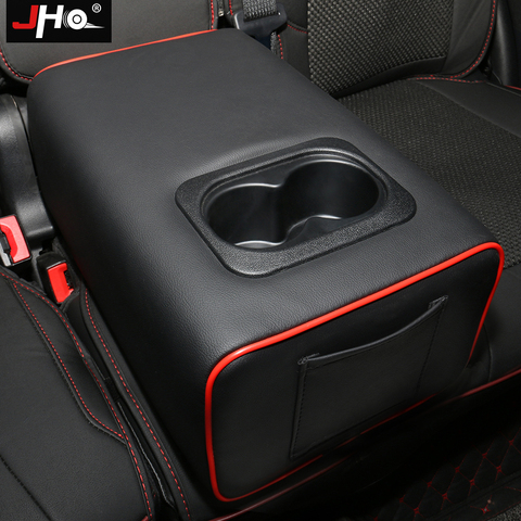 JHO Universal Car Accessories Rear Row Passenger Armrest Box Pillow For 2011-2022 Ford Explorer Jeep Grand Cherokee 2014-2022 17 ► Photo 1/6