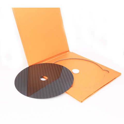 Free shipping HI END 0.2mm Carbon Fiber CD DVD Stabilizer Mat Top Tray Player Turntable ► Photo 1/3